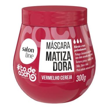 Imagem de Máscara Capilar Matizadora Salon Line Vermelho Cereja To De Cacho 300g