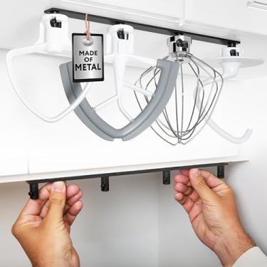 Imagem de Impresa Misturador de metal organizador de armazenamento para acessórios de batedeira KitchenAid - Organize seus aparelhos de cozinha com o suporte Impresa para acessórios de auxílio de cozinha