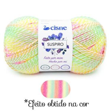 Imagem de Lã Suspiro Cisne 100g 282 metros, Cor 300