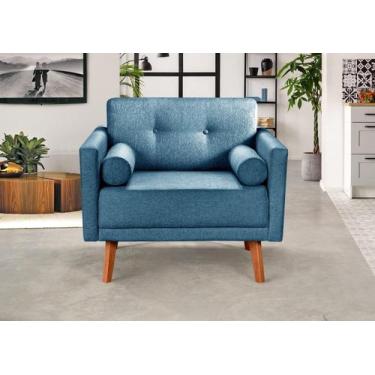 Imagem de Poltrona Moderna Decoração Sala, Varanda, Recepção Luma - BELLA DECOR