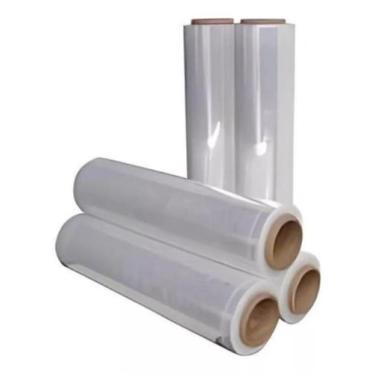 Imagem de 5 Bobina Stretch 3,8kg Peso Liquido Profissional Manual 1300m - Sr emb
