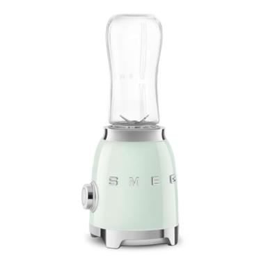 Imagem de SMEG Liquidificador pessoal retrô com 2 frascos PBF01PGUS, verde pastel, médio