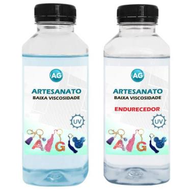 Imagem de Resina Epoxi Para Artesanato De Baixa Viscosidade Ag 1Kg - Resinas Ag