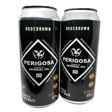 Imagem de Kit 2 Cervejas Perigosa Pale Ale 9,2% Imperial Ipa 473ml - Bodebrown P