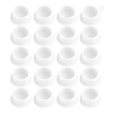 Imagem de Tapa Furo Para Móveis 8mm Kit Com 500 Unidades Branco(1393) - comercia