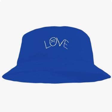 Imagem de Boné Chapéu Bucket Hat Estampado Love - MP Moda Masculina, Único, Azul