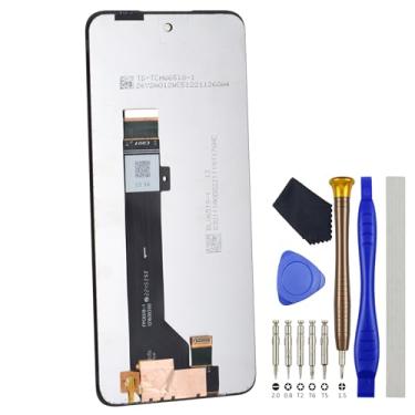 Imagem de Tela de exibição completa para Motorola Moto G53 XT2335-2 tela LCD sensível ao toque digitalizador de substituição preta 6,5 polegadas