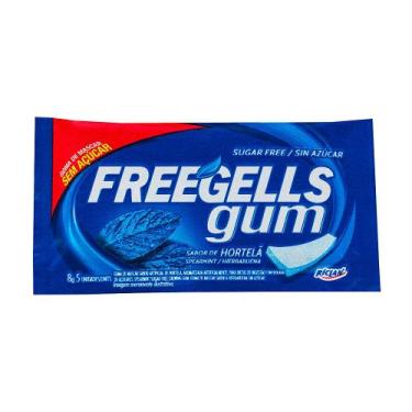 Imagem de Chiclete Freegells Gum Sabor Hortelâ Sem Açúcar com 8g