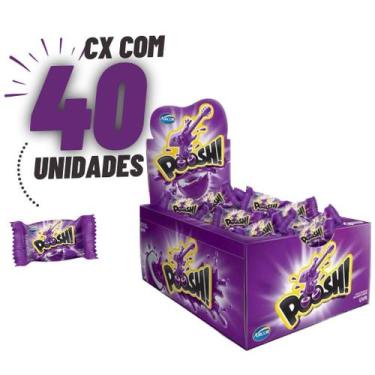 Imagem de Chiclete Poosh Uva Display C/40 Unid - Arcor