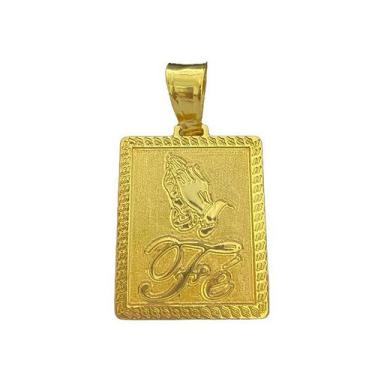 Imagem de Pingente fé gg - banhado a ouro 18k - ToJoia18k
