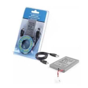 Imagem de Baterias Controle Manete Console Playstation 3 Ps3 Cabo Usb Gamer Joga