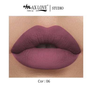 Imagem de Batom Max Love 24 horas e longa duração Matte Líquido, COR 06