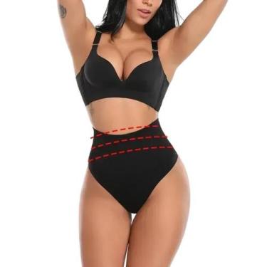 Imagem de Calcinha Modeladora Tecido Fino Cintura Alta C55 - Fanáticos Por Cinta