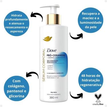 Imagem de Kit Dove Pró-Ceramidas + Dermo Hidratante: 3 Sérum Corporal Hidratante 380ml