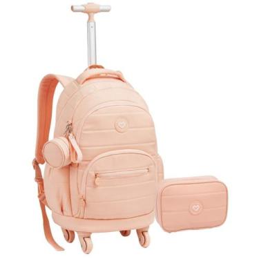 Imagem de Kit Mochila De Rodinha e Estojo Para Notebook ColorUp - Seanite, Pesse