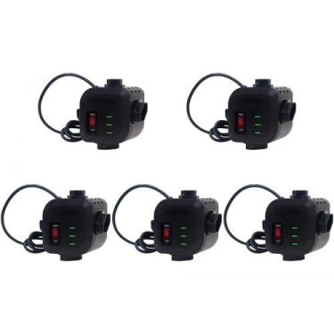 Imagem de Kit C/5 - Filtro Linha Plastico Qualitronix Torre Com Dps...