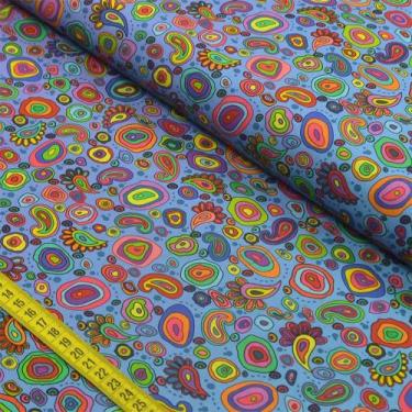 Imagem de Tecido Estampado para Patchwork - Balls By Marina Landi & Valeria Cerv