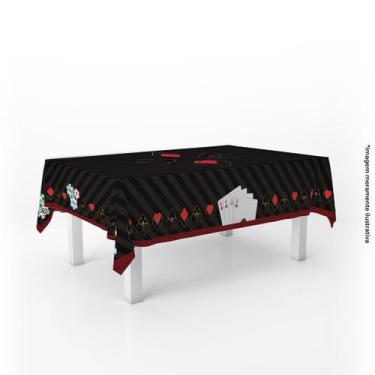 Imagem de Toalha de Mesa Retangular Poker - PRESENTE-BRINDE