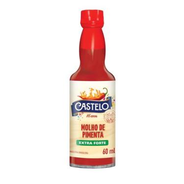 Imagem de Molho de Pimenta Extra Forte Castelo 60 ml - Castelo Alimentos