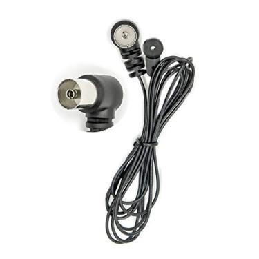 Imagem de POBADY Antena de Rádio FM Antena FM Rosa Antena Interna Unbal Dipole FM Rádio para carro Conexão Push-on TV/PAL Compatível com Receptor Estéreo Amplificador Doméstico Rádio para Carro