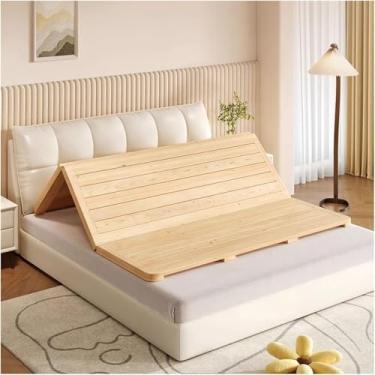 Imagem de Ripas de cama Bunkie Board Twin/Full/Queen/King Size – Base de cama dobrável 39,4 x 78,7 pol. 190/200 cm de comprimento – Ripas de madeira para suporte e conforto, uma cor, 135 x 200 cm/53,1