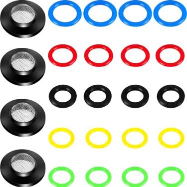 Imagem de Kit de lavagem de pressão de anel de vedação com 24 unidades, 6 tamanhos para lavadoras de pressão elétrica, bomba, mangueira, arma, varinha e lança