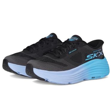 Imagem de Skechers Tênis feminino Max Cushion Endeavour Hallandale Hands Free Slip-ins, Preto/azul, 41