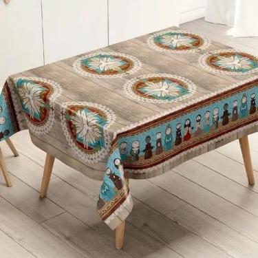 Imagem de Genérico, Toalha De Mesa Térmica Fé Espírito Santo 2,50x1,40 Metros Nome do desenho:Espírito Santo;Cor:Color