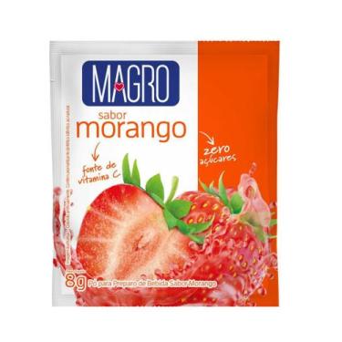 Imagem de Refresco Magro Sabor Morango Zero Açúcares 8g