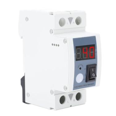 Imagem de 110-300VAC Ajustável sobre o Protetor Atual Monitoramento Em Tempo Real Redefinição de Auto-redefinição CHlt-715 1P + N sobre e Sob Protetor de Tensão