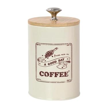 Imagem de Ioensy Lata de cozinha, recipiente de açúcar de chá de café, cereais de tampa hermética jarra de recipiente de vedação, jarra de armazenamento de alimentos, B