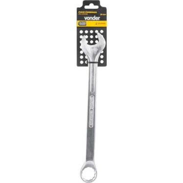 Imagem de Vonder, Chave Combinada 28 Mm, Aço Cromo Vanádio, Reta Cromada.