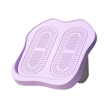 Imagem de rockible Manter de bezerro de placa inclinado, tábua de estiramento de bezerro dobrável NONSLIP PEDRO de PEDRO de MACA de PEDRO de MACA de PEDRA de PEDRA, Roxo