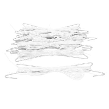 Imagem de Generic Conjunto de 10 ganchos de suporte de tomate de com barbante para ambiente de crescimento estável ideal para plantas em crescimento vertical (branco), Genericeg3dgy8cr7-12