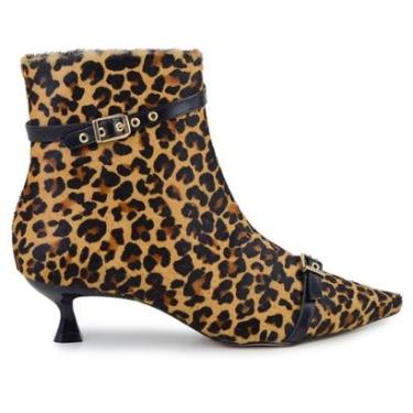 Imagem de Bota Feminina Cecconello Cano Baixo Pelo Marrom - 26150-Feminino