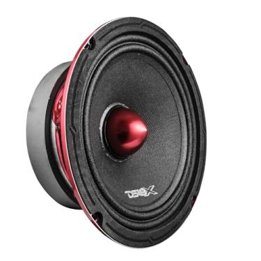 Imagem de DS18 Alto-falante PRO-X6BM – 16,5 cm, médio alcance, bala de alumínio vermelho, 500 W, máx. 250 W RMS, 8 Ohms - Alto-falantes de porta de áudio de qualidade premium para sistema de som estéreo de