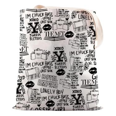 Imagem de JNIAP Bolsa de presente inspirada na TV para fãs de fofocas para presente de personagens fofocas de melhor amigo, Sacola Gos-sip G