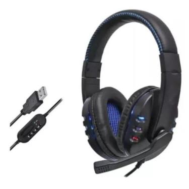 Imagem de Fone de Ouvido Headset Gamer USB Com Microfone controle de volume e mu