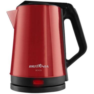 Imagem de Chaleira Eletrica Britania BCH12V Inox 1.9L 1500W 220V/50HZ - Vermelho