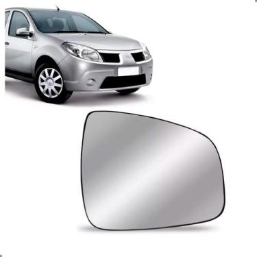 Imagem de Lente Retrovisor Sandero Logan Duster 2008 a 2014 - SP ACESSÓRIOS, Dir