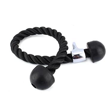 Imagem de Tríceps, Bíceps Puxam Corda, Ombro, Cabo de Treinamento de ABS, Equipamento de Fixação de Cabos, Nylon para Serviço Pesado, Fixação Giratória, Aderência Segura, Confortável, Uso