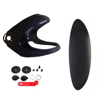 Imagem de Pala Suporte Viseira Fumê Kit Reparo Capacete San Marino