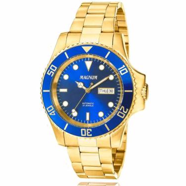 Imagem de Relógio Magnum Masculino Automático Dourado Ma35075A
