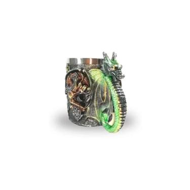 Imagem de Caneca Decorativa Dragão Medieval Chopp Cerveja 400Ml