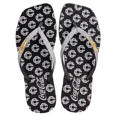 Imagem de Chinelo Feminino Carlo Square Coca-Cola Cc4326