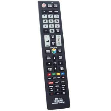 Imagem de Beyution SM-1LC Controle remoto de substituição compatível com Samsung TV UN40JU640DFXZA UN43J5200AFXZA UN43J5202AFXZA UN50M5300FXZA UN50J620DAFXZA UN55J6200AFXZA UN55J6201AFXZA