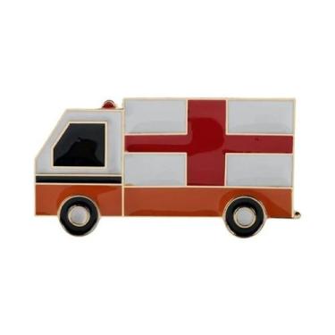 Imagem de Moda série médica metal esmalte broche estetoscópio masculino feminino