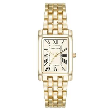 Imagem de Anne Klein Relógio de pulseira feminino, Dourado