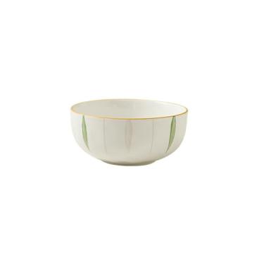 Imagem de Tigela de salada de arroz sob o esmalte japonês, utensílios de mesa minimalistas de cerâmica doméstica - tigela PES yun de 15 cm