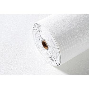 Imagem de Azulejos De Parede Autoadesivos Painéis De Revestimento De Banheiro Papel De Parede à Prova D'água Cozinha Paredes 3d Decoração De Papel Para Sala De Estar Em Casa, White Pattern I, 50 x 280 cm